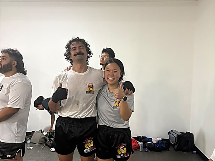 Laguna Muay Thai teammates after competing